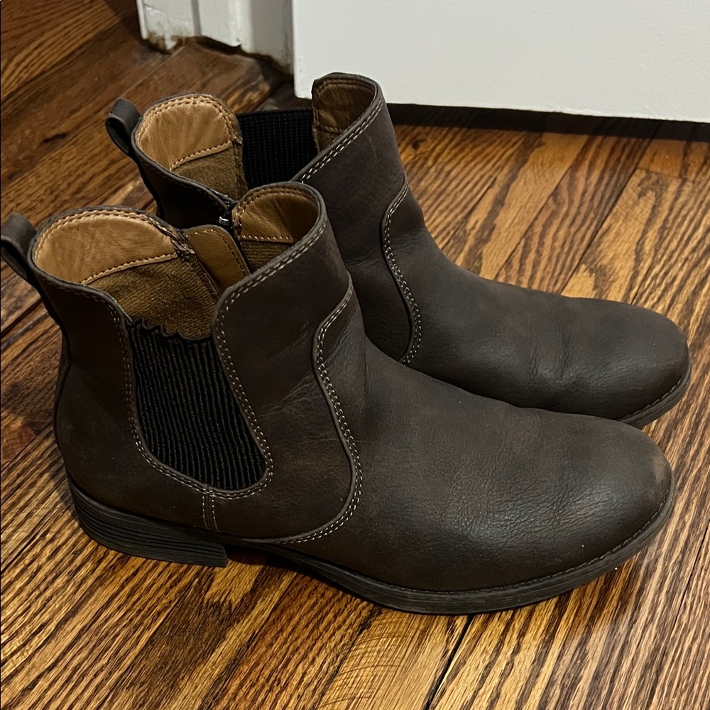 Women’s Brown Leather Ankle Boots